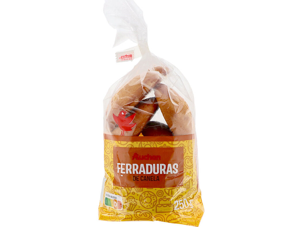 FERRADURAS AUCHAN DE CANELA 250GR