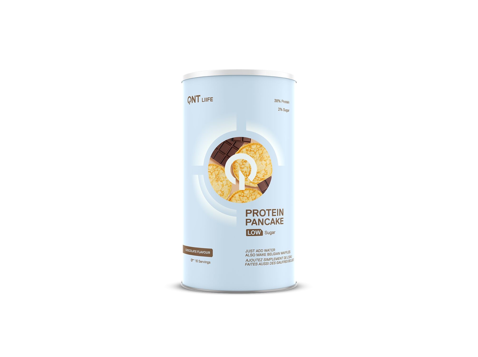 PANQUECAS PROTEICAS QNT LOW SUGAR CHOCOLATE 500GR