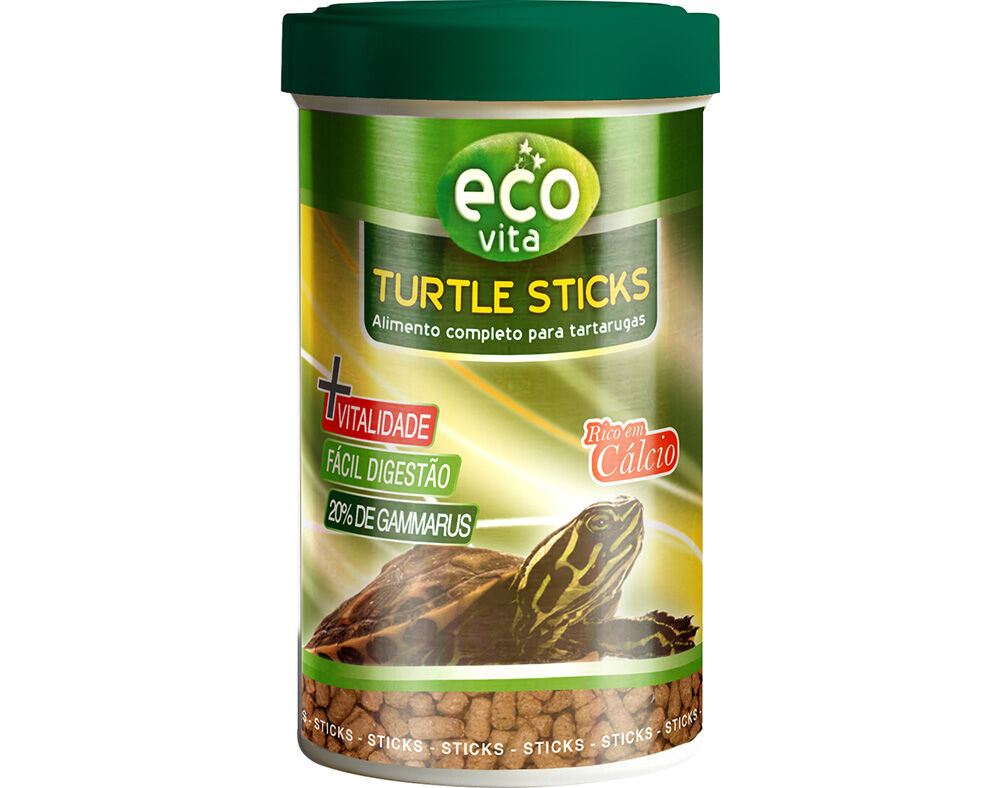 ALIMENTO PARA TARTARUGA ECO-VITA TURTLE STICKS 100ML