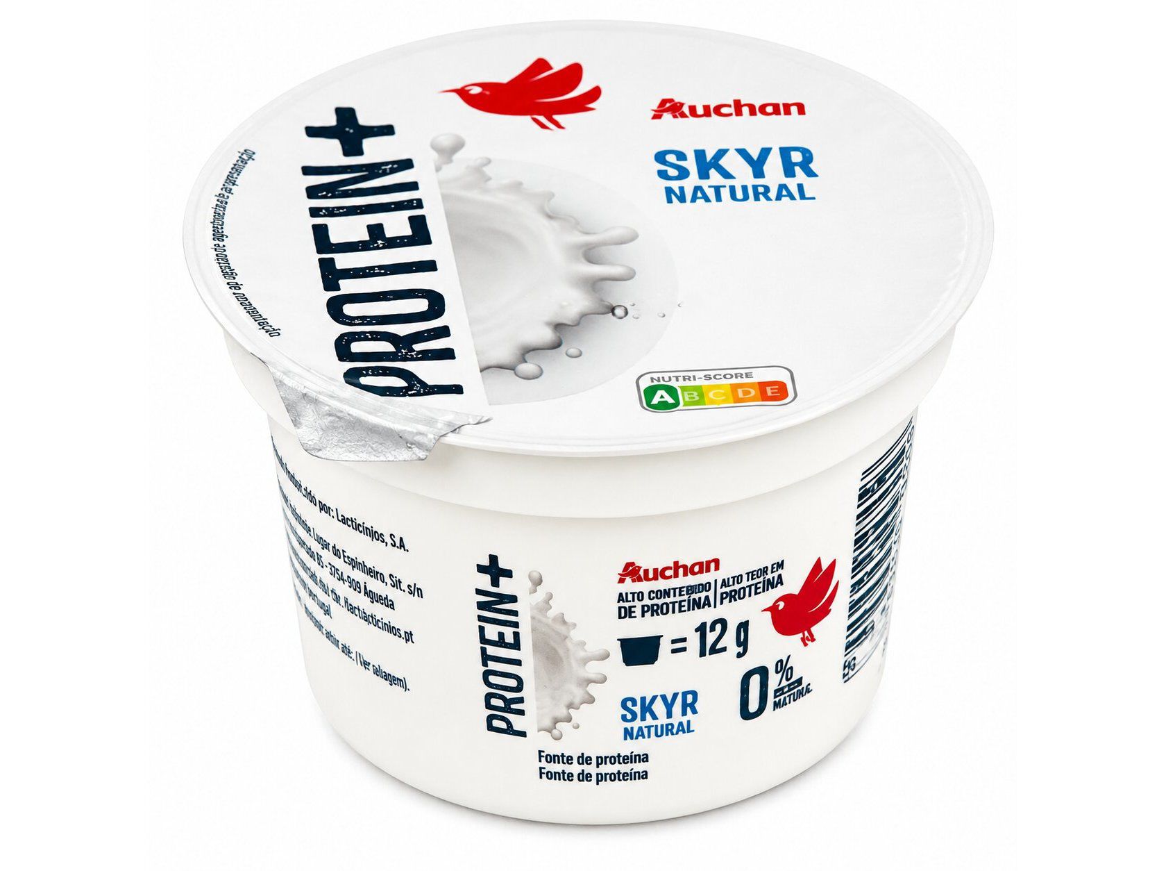 SKYR 0% AUCHAN+PROTE&Iacute;NA NATURAL 150G