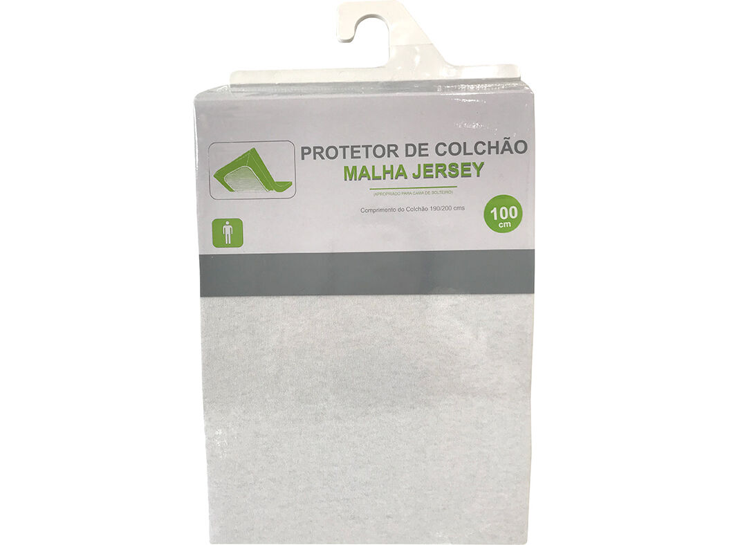 PROTETOR DE COLCH&Atilde;O JERSEY 100% ALGOD&Atilde;O 100X200X25CM