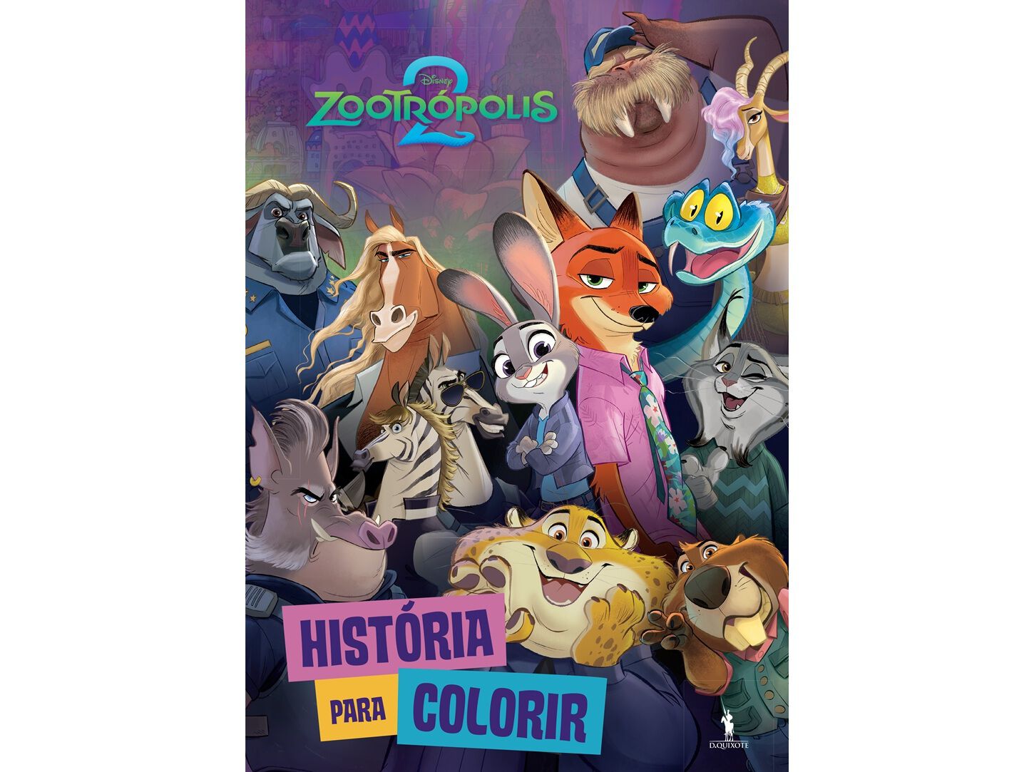 LIVRO ZOOTR&Oacute;POLIS 2 - HIST&Oacute;RIA PARA COLORIR image number 0