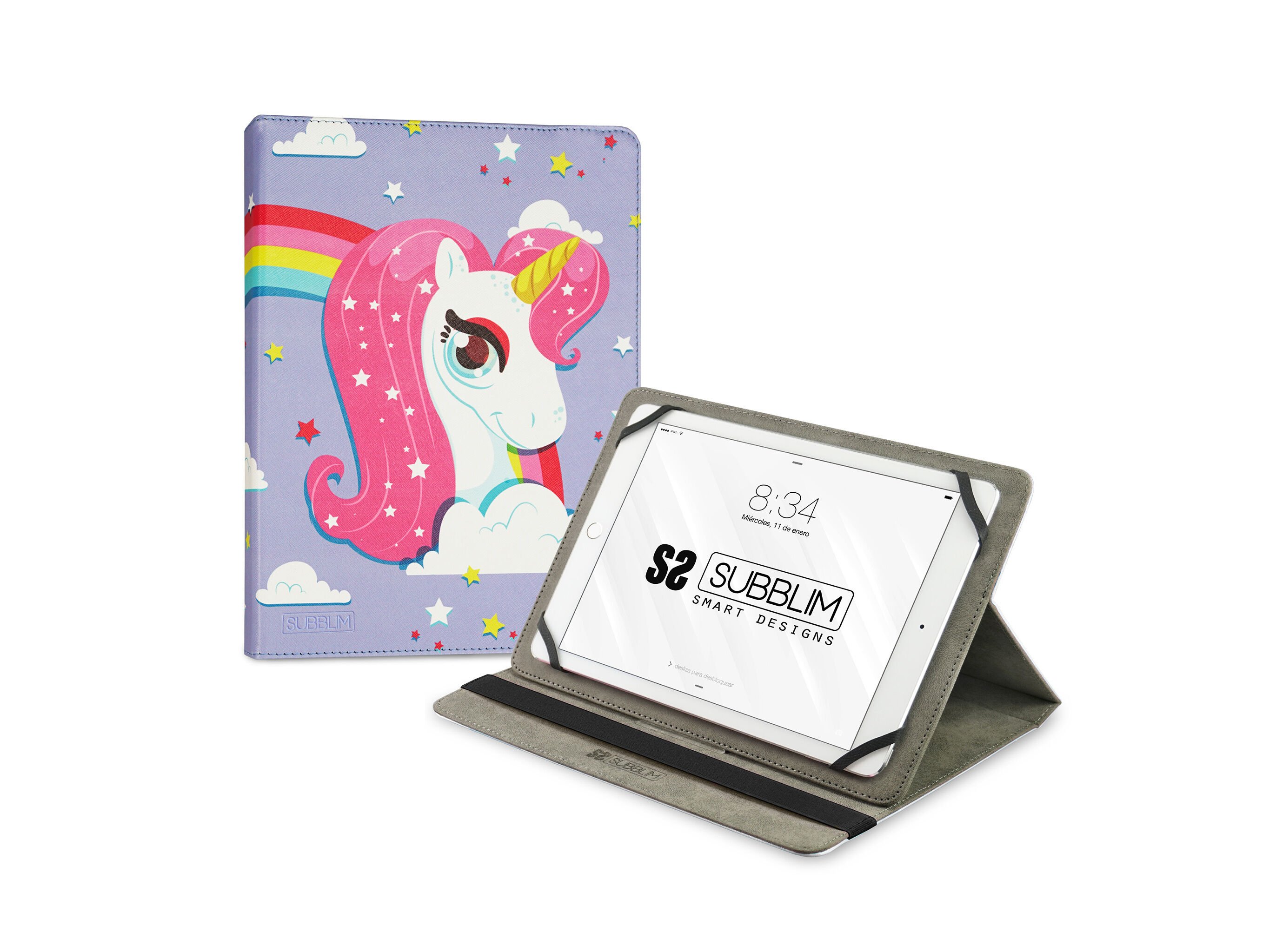 CAPA UNIVERSAL TABLET SUBBLIM AT&Eacute; 10.1" UNICORN image number 1