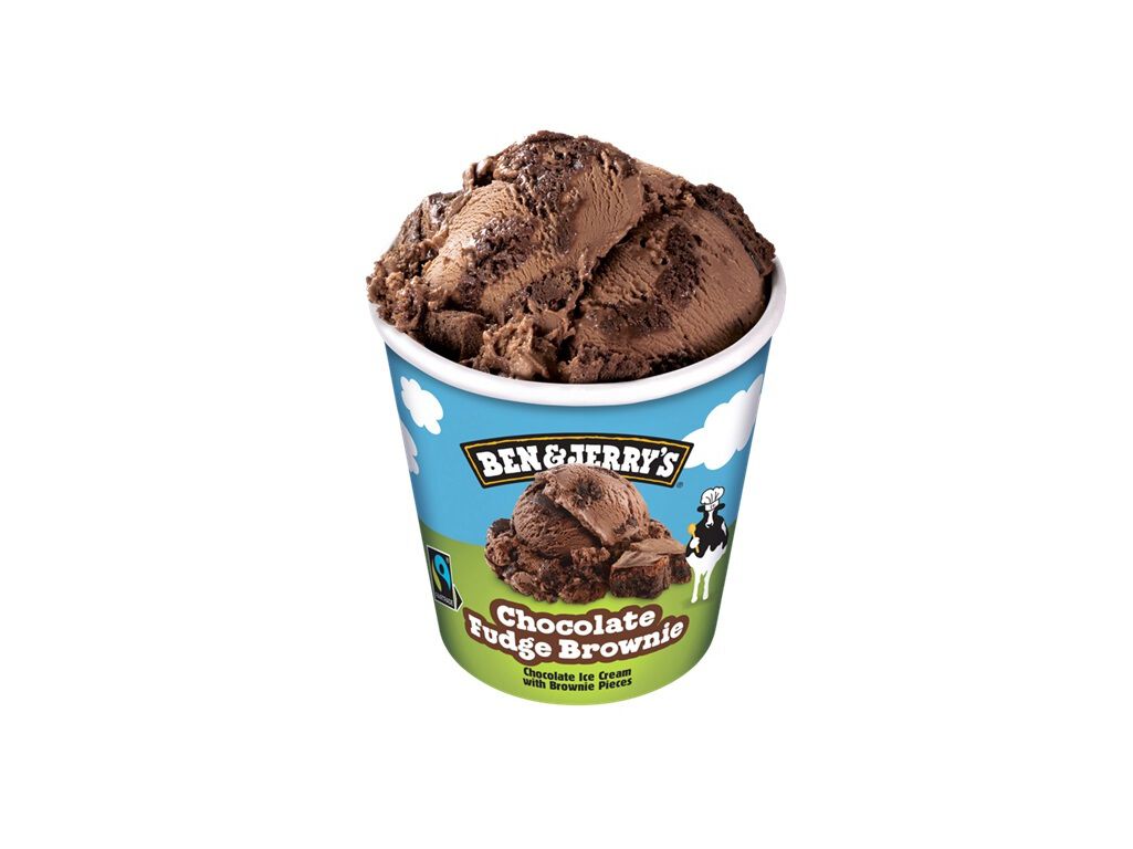 GELADO B&J CHOCO FUDGE BROWNIE 465ML image number 1