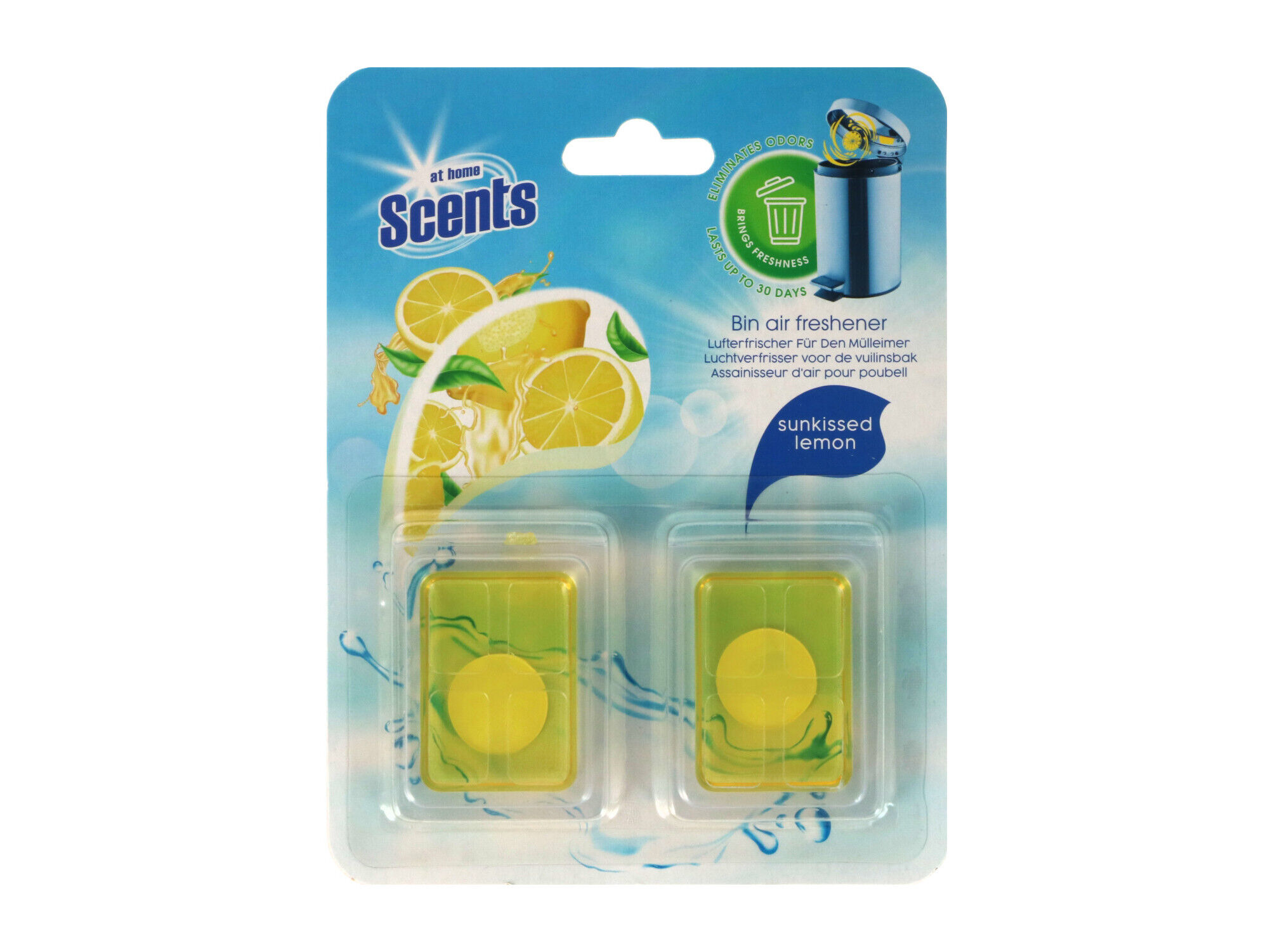 AMBIENTADOR AT HOME SCENTS CAIXOTE DE LIXO LIM&Atilde;O 2 UN