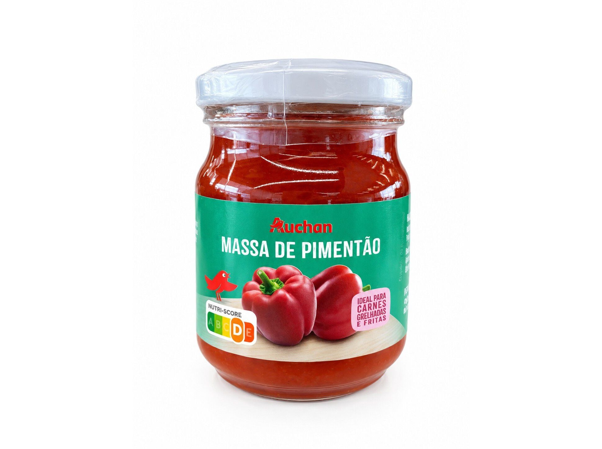 MASSA DE PIMENT&Atilde;O AUCHAN SEM GL&Uacute;TEN 200G