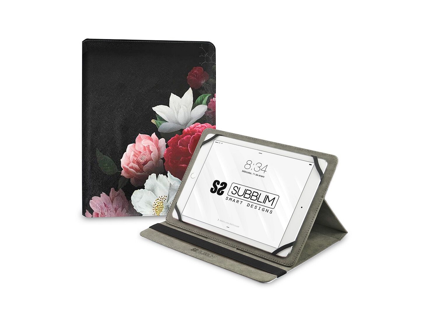 CAPA UNIVERSAL TABLET SUBBLIM AT&Eacute; 11" ROSAS image number 1