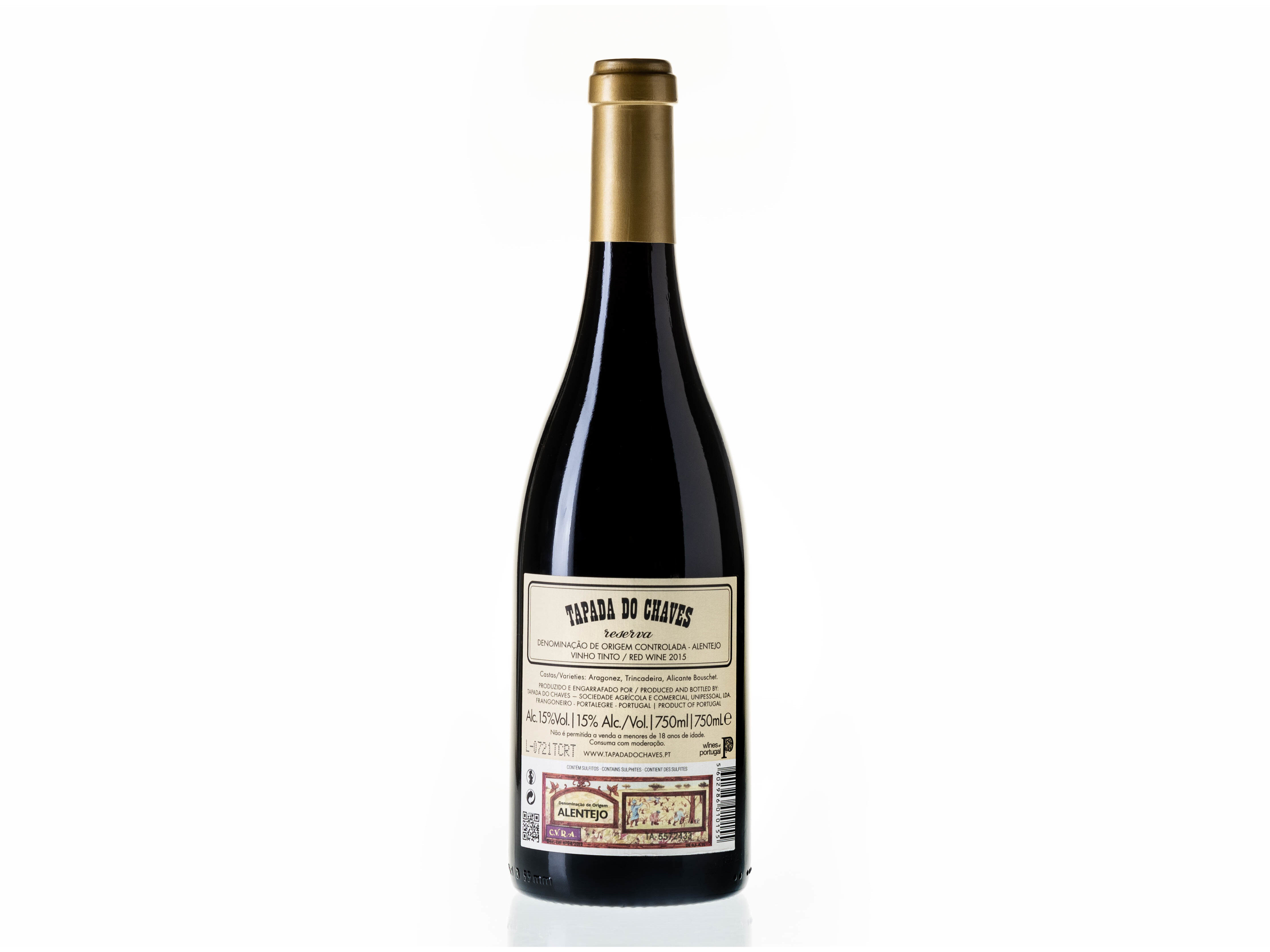 VINHO TINTO TAPADA DO CHAVES RESERVA ALENTEJO 0.75L image number 1