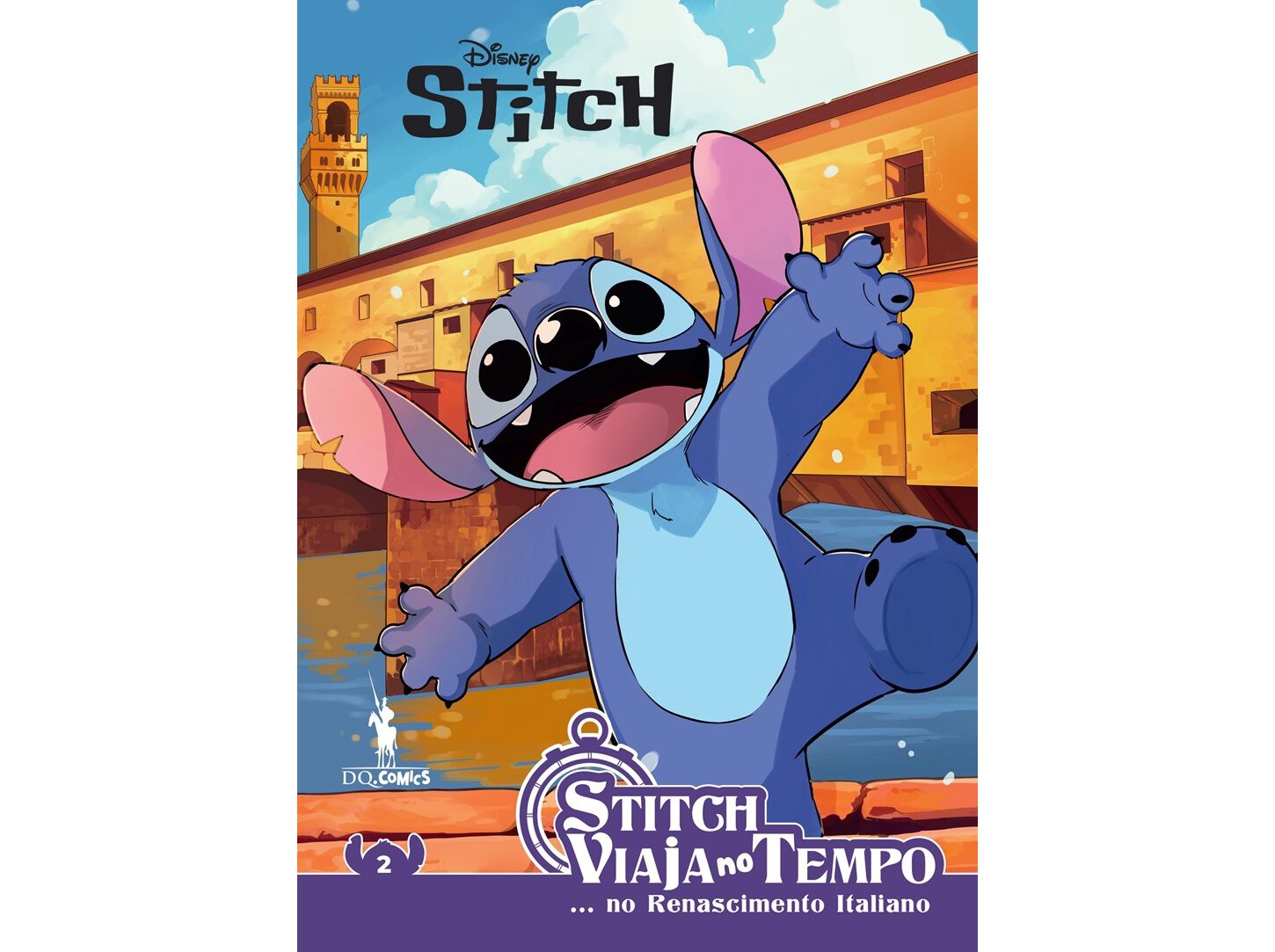 LIVRO STITCH VIAJA NO TEMPO - NO RENASCIMENTO ITALIANO image number 0