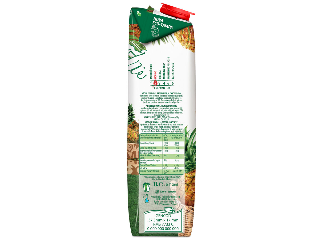 N&Eacute;CTAR COMPAL CL&Aacute;SSICO ANAN&Aacute;S 1L image number 1