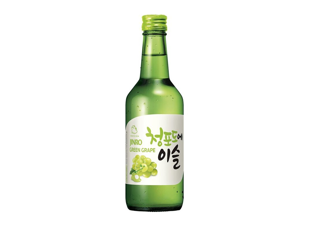 BEBIDA SOJU JINRO UVA VERDE 13% VOL 350ML