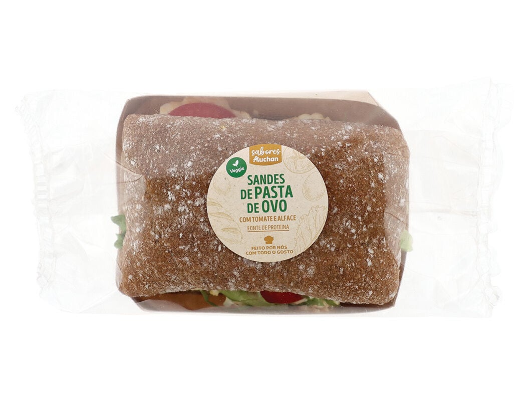 SANDES DE PASTA DE OVO SABORES AUCHAN UN