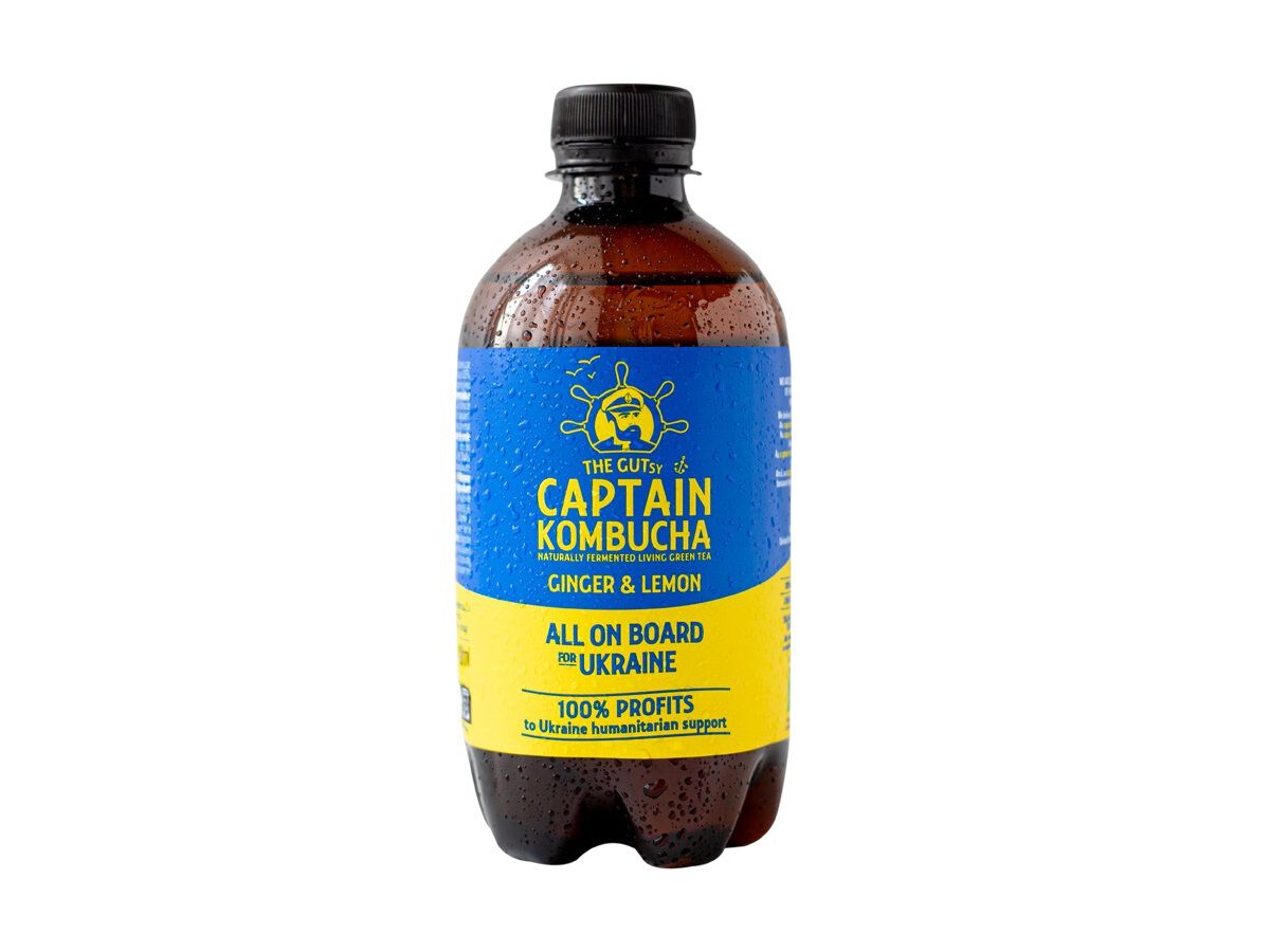 KOMBUCHA THE GUTSY CAPTAIN GENGIBRE LIM&Atilde;O BIO 400ML image number 1