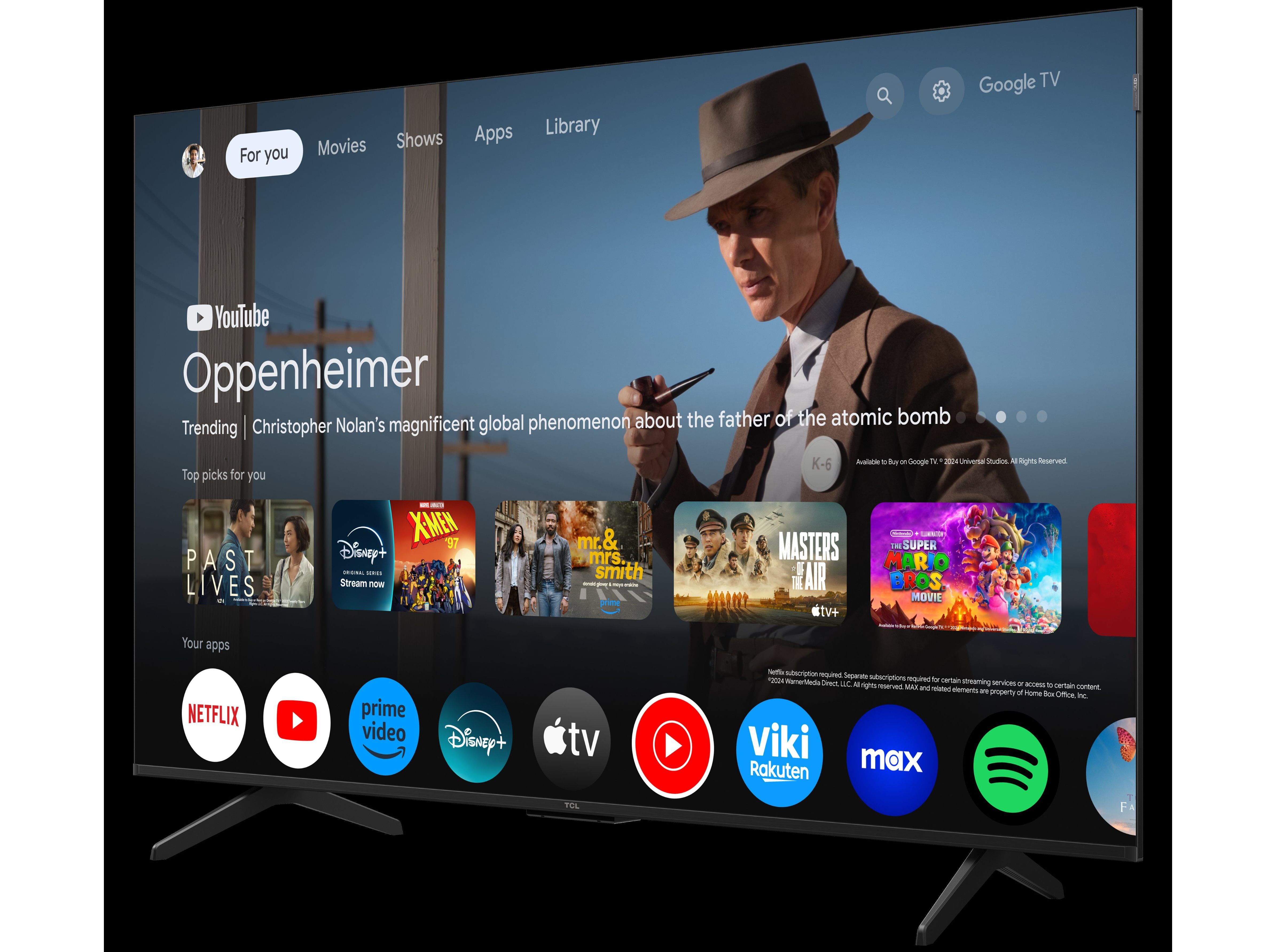 TV QLED TCL 55P7K 55" 4K SMART image number 4