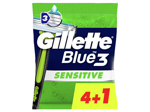 Máquina de Barbear Descartável Blue3 Sensitive Gillette 5 un image number 0