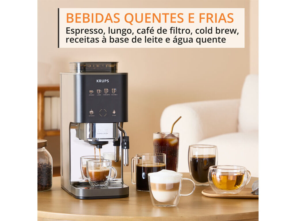 MAQUINA CAFE AUTOMATICA KRUPS SA403BE0 CRUSH EXPERIENCE LIONESS image number 6