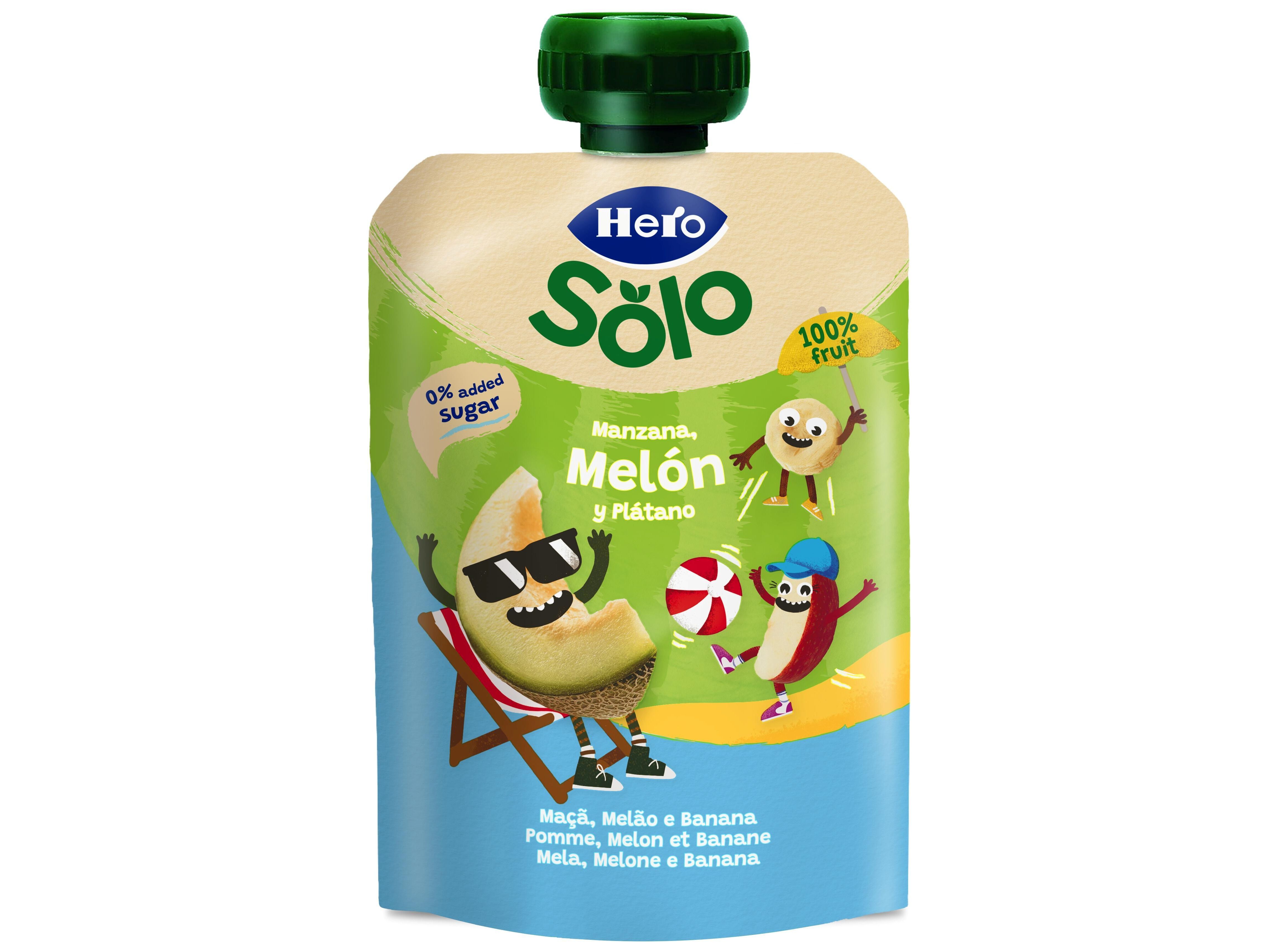 SAQUETA FRUTA HERO SOLO MA&Ccedil;&Atilde;A/MEL&Atilde;O/BANANA 100G image number 0