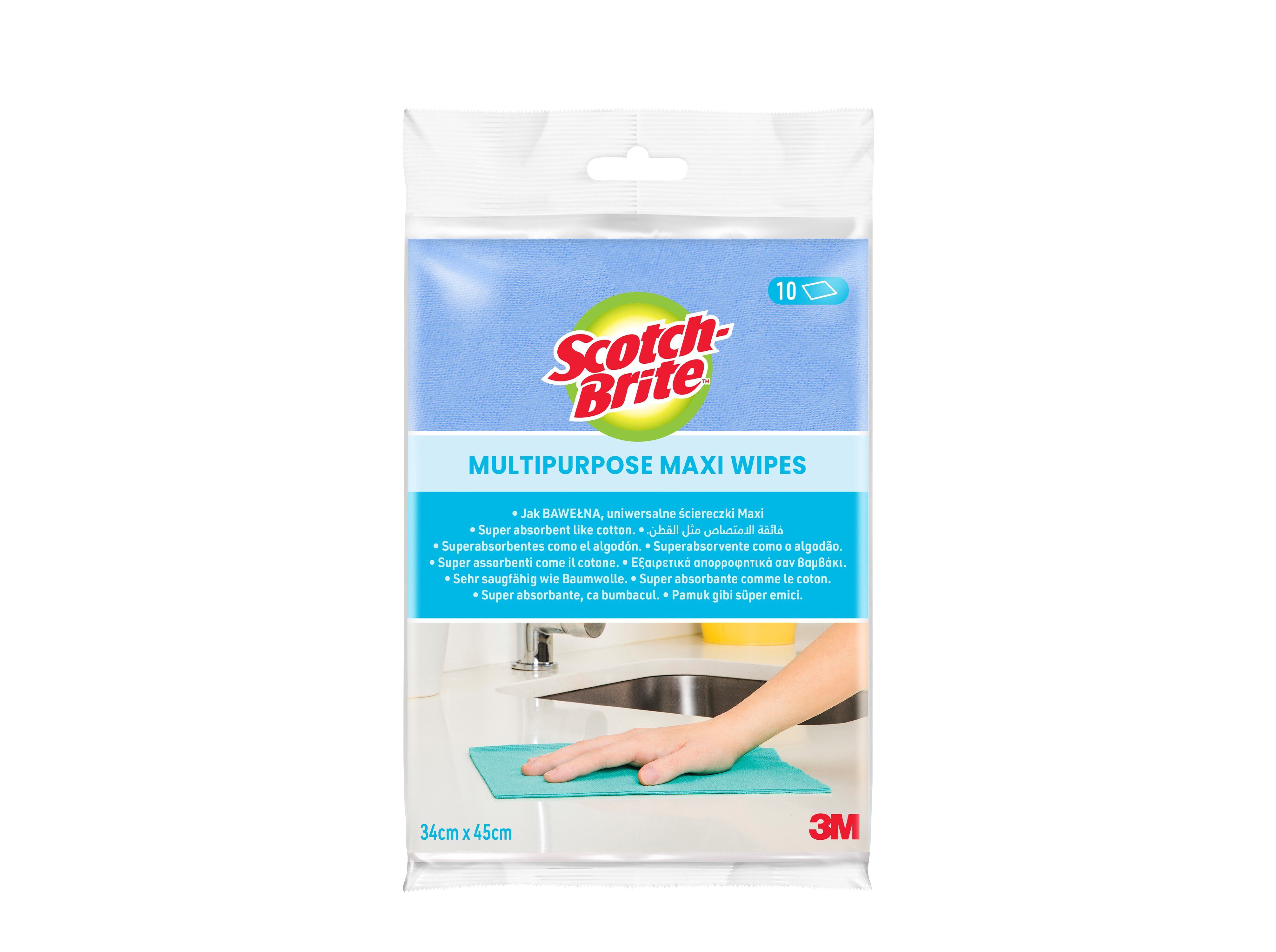 PANO MULTIUSOS SCOTCH BRITE SUPER ABSORVENTE 10UN image number 2