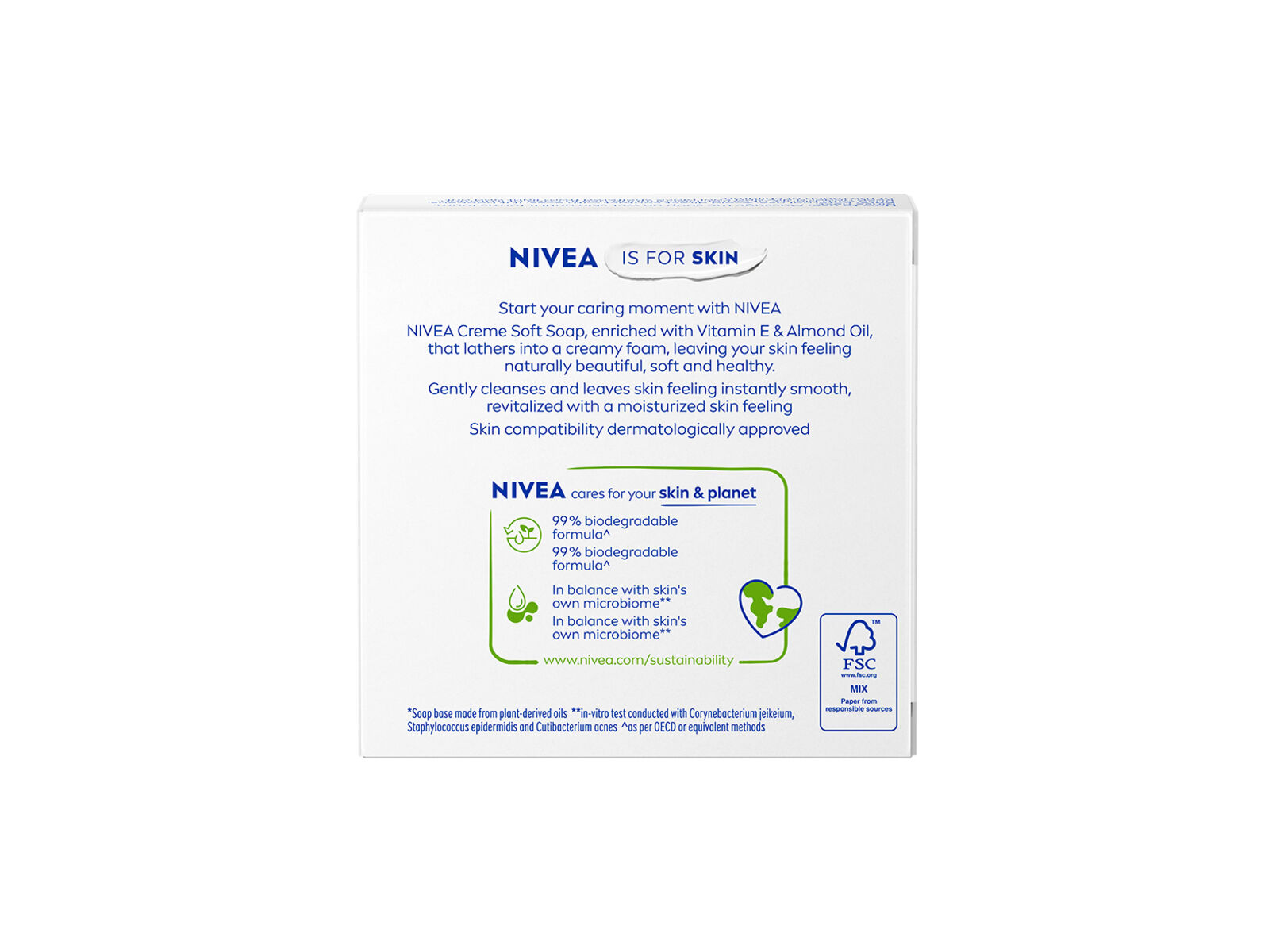 SABONETE S&Oacute;LIDO NIVEA CREME SOFT 90 G image number 2