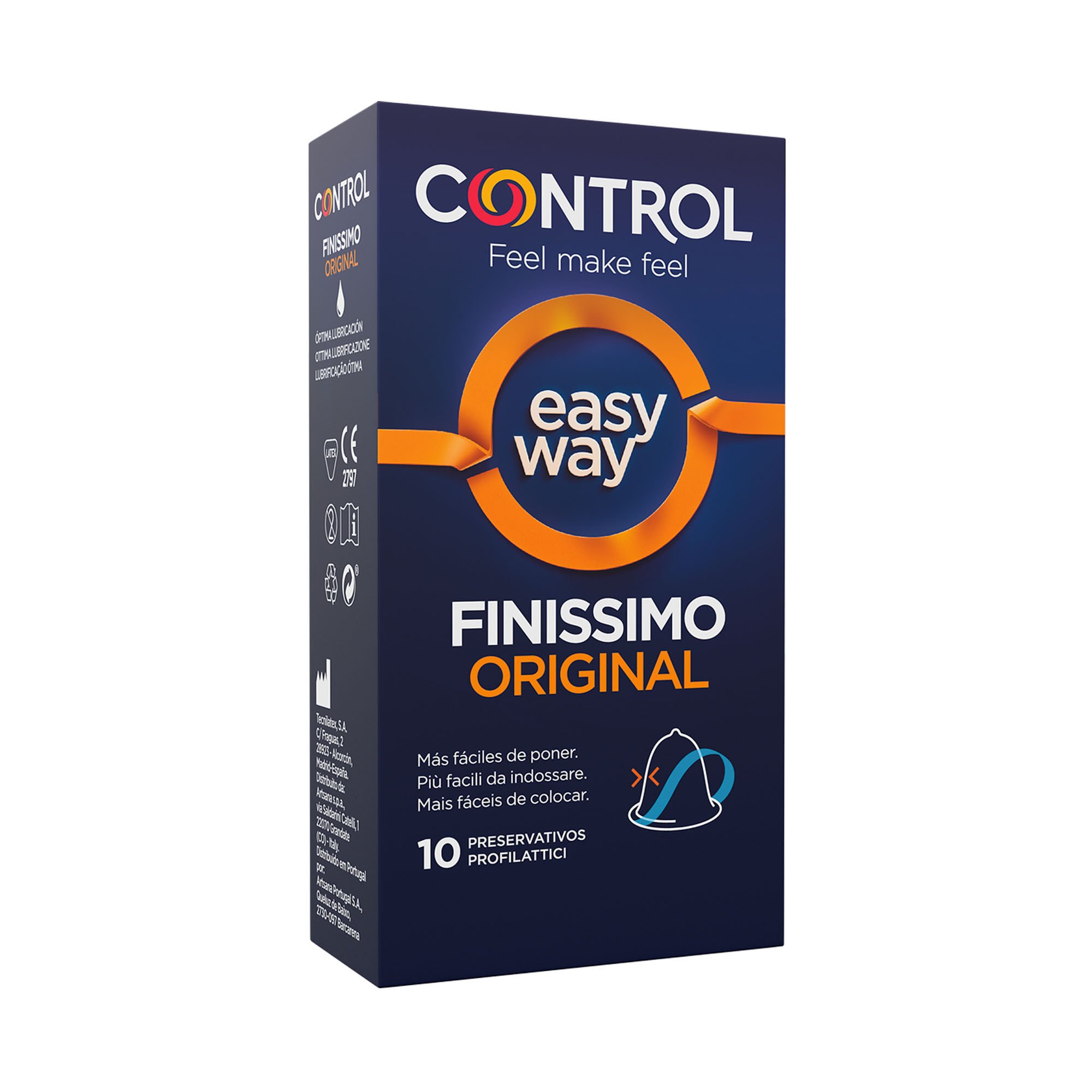 Preservativos Finissimo Original Easy Way Control 10 unid