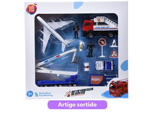 PLAYSET VEICULOS ONE TWO FUN METAL MODELOS SORTIDOS image number 3