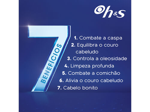 CHAMPÔ H&S 7 EM 1 ANTICASPA MULTI AÇÃO 300ML image number 4