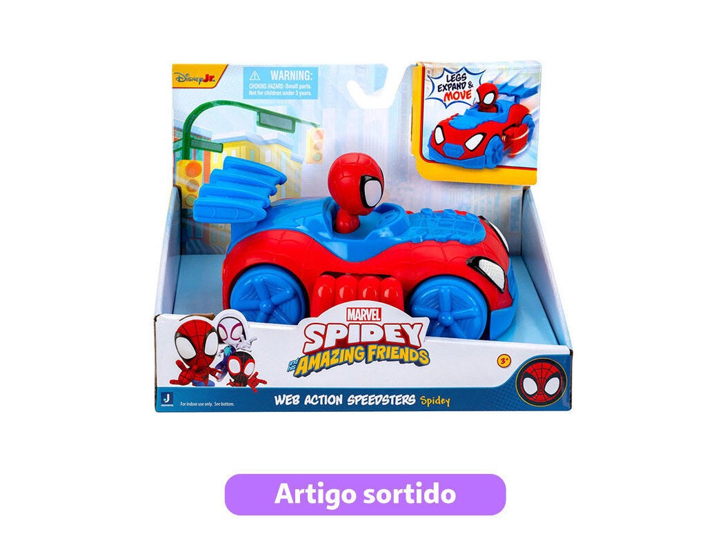 VEICULO WEB SPIDEY&FRIENDS ACTION MODELOS SORTIDOS image number 0