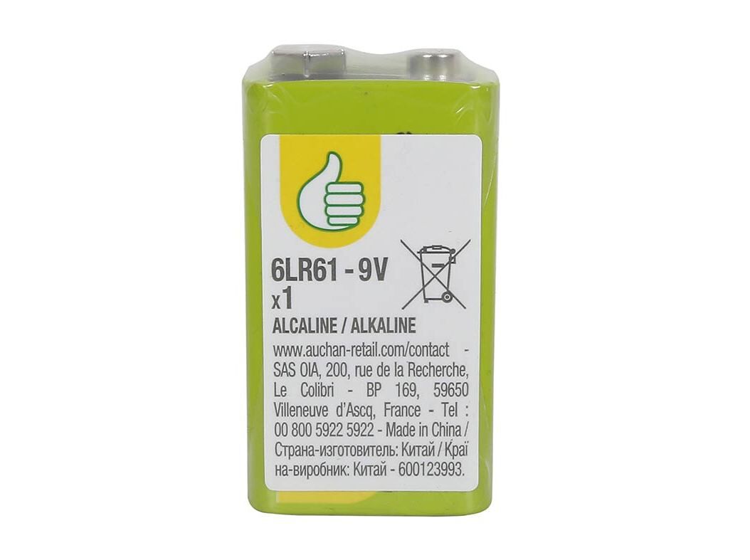 PILHA ALCALINA POLEGAR BASIC 6LR61 image number 0