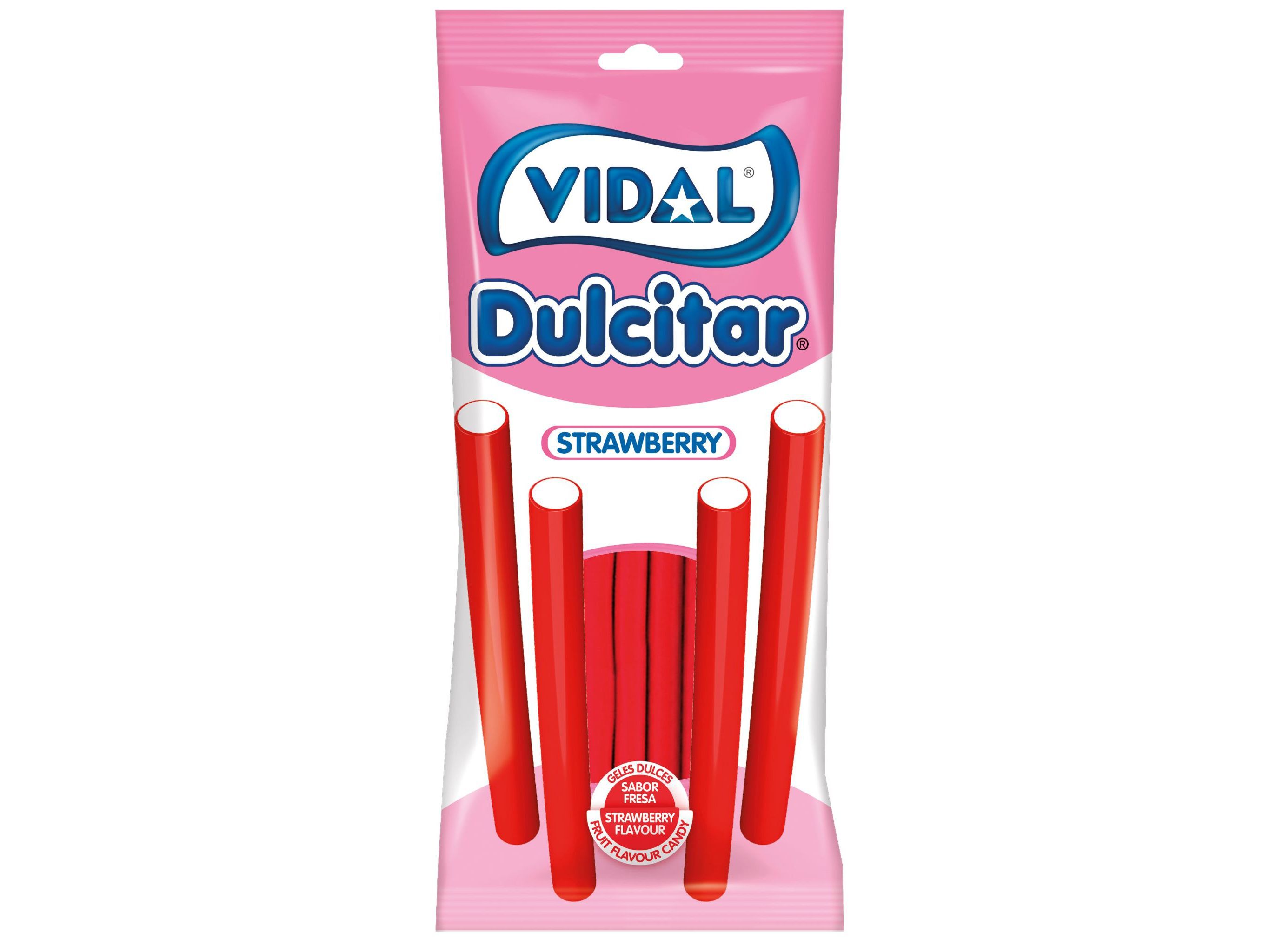 GOMAS VIDAL DULCITAR MORANGO 90G image number 1