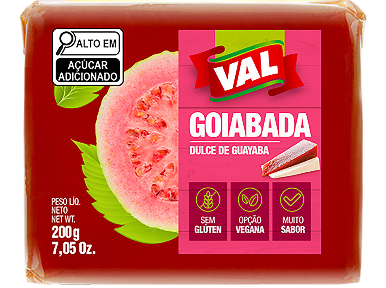 GOIABADA BARRA VAL SEM GLUTEN 200G image number 0