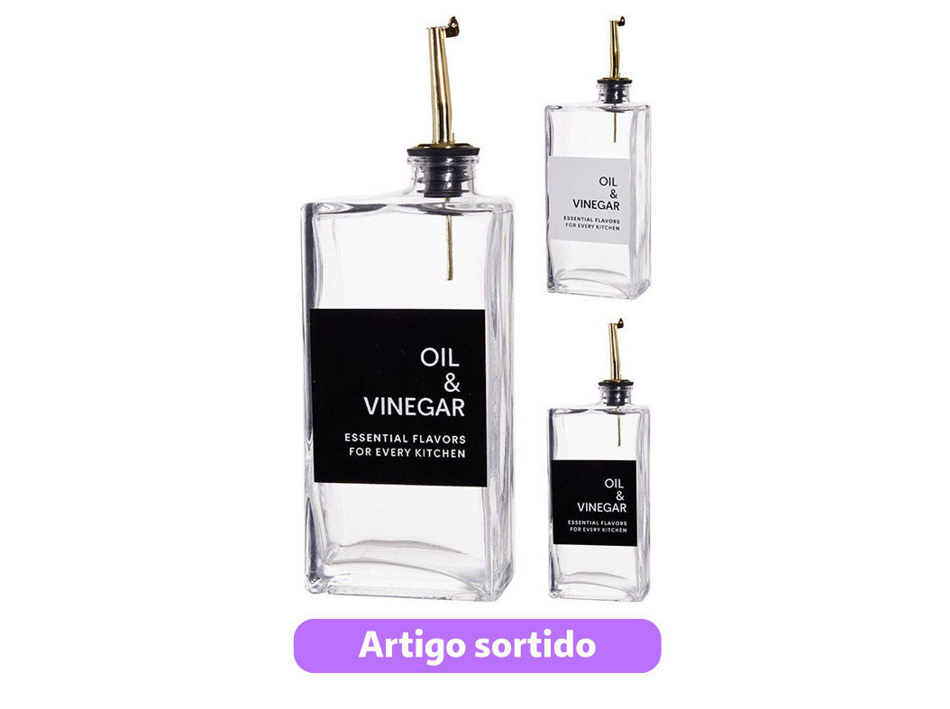 GALHETEIRO EXCELLENT HOUSEWARE VIDRO 500ML MODELOS SORTIDOS