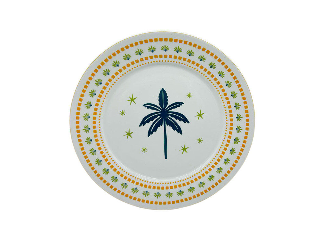 PRATO RASO ACTUEL PORCELANA AMARELO 26.5CM