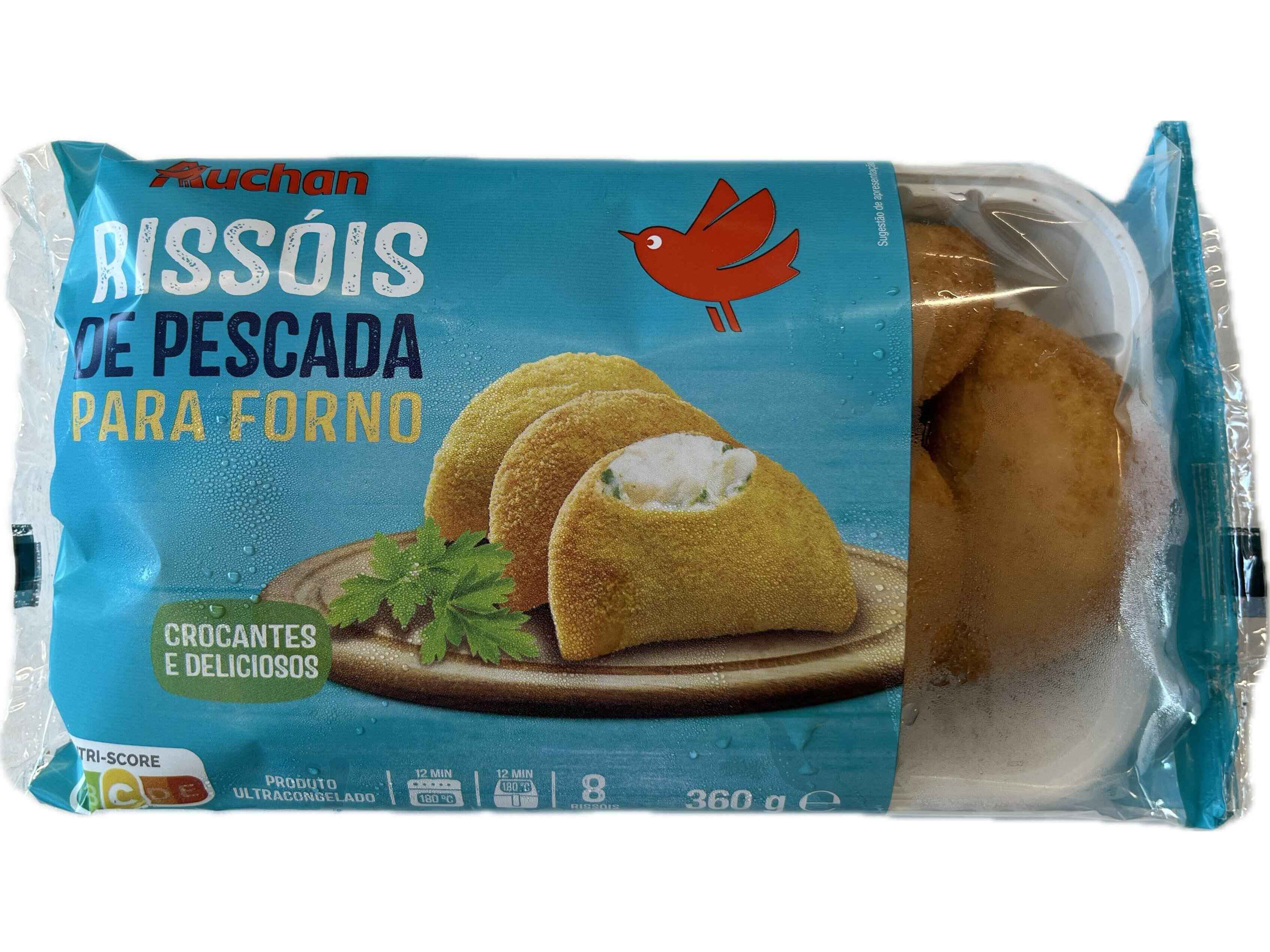 RISS&Oacute;IS DE PESCADA AUCHAN FORNO E AIR-FRYER 8UN 360G image number 0