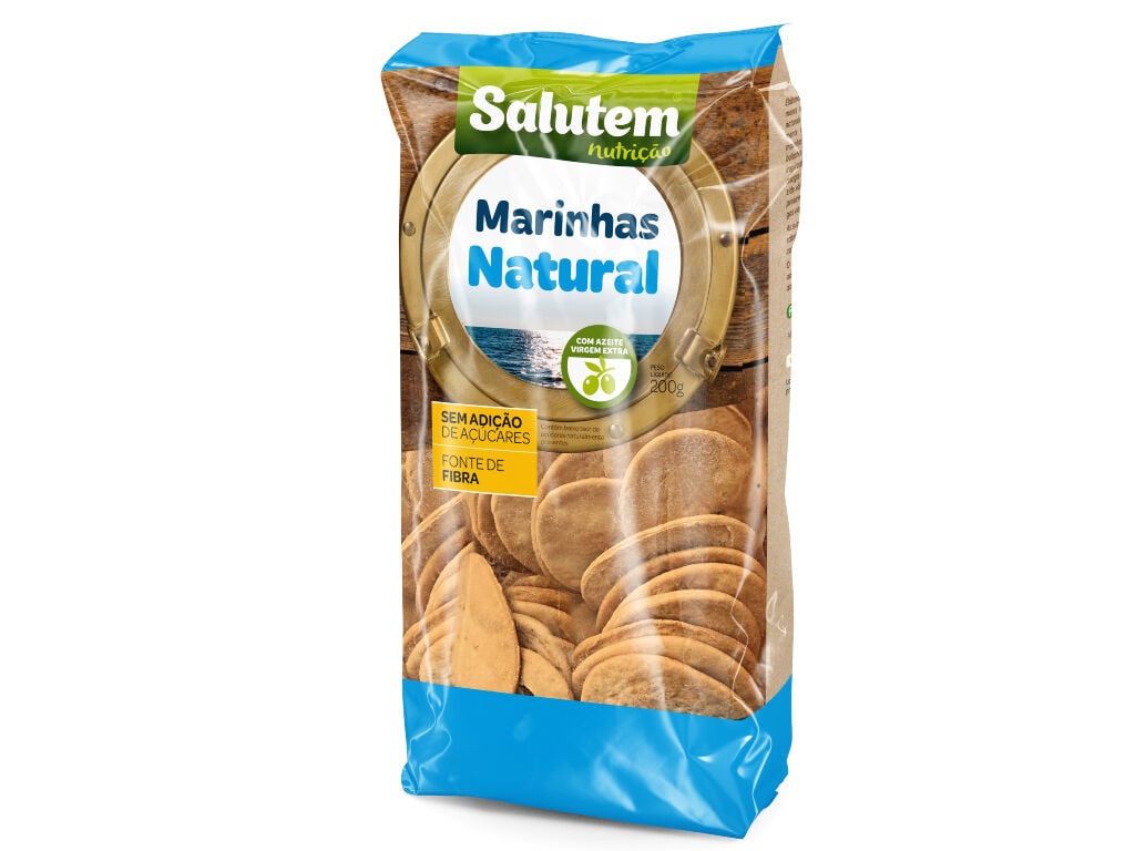 BOLACHAS SALUTEM MARINHAS NATURAIS 200G image number 0