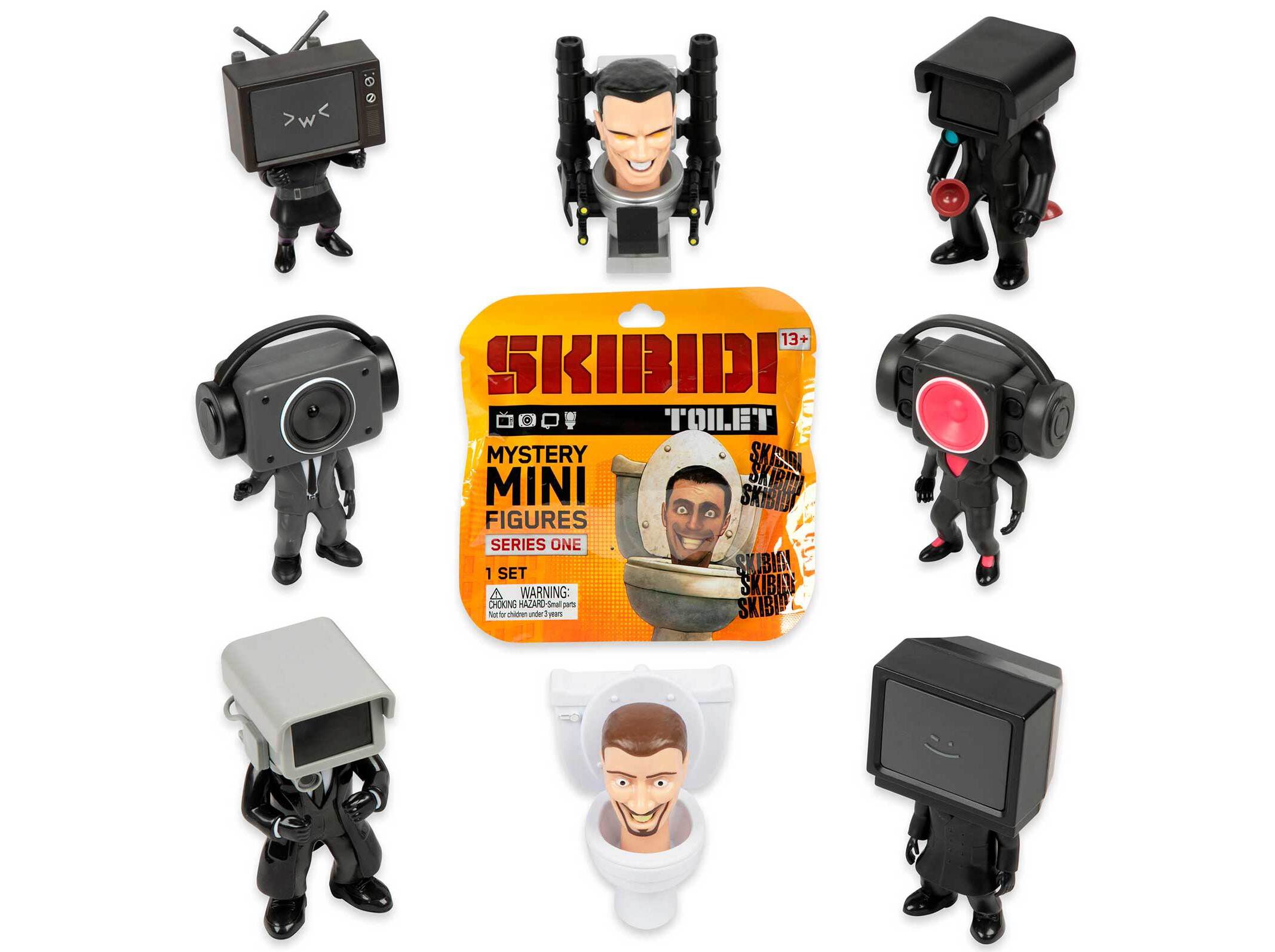 MINI FIGURAS SKIBIDI TOILET MODELOS SORTIDOS image number 1
