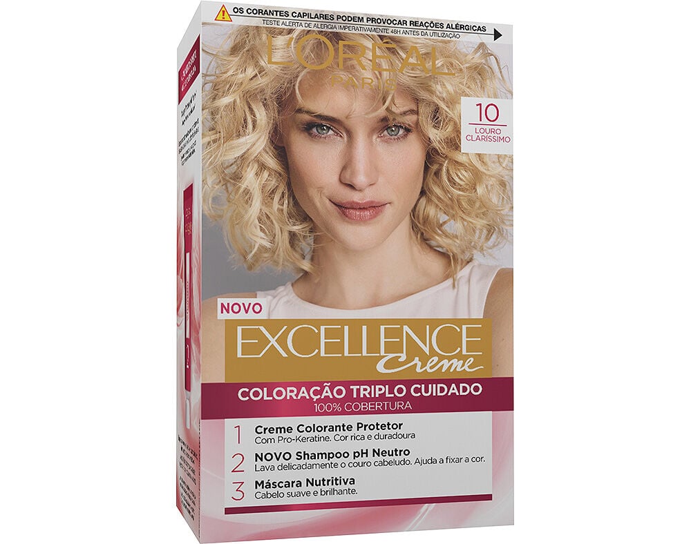 COLORA&Ccedil;&Atilde;O EXCELLENCE N&ordm;10 LOURO ACLARADO image number 0