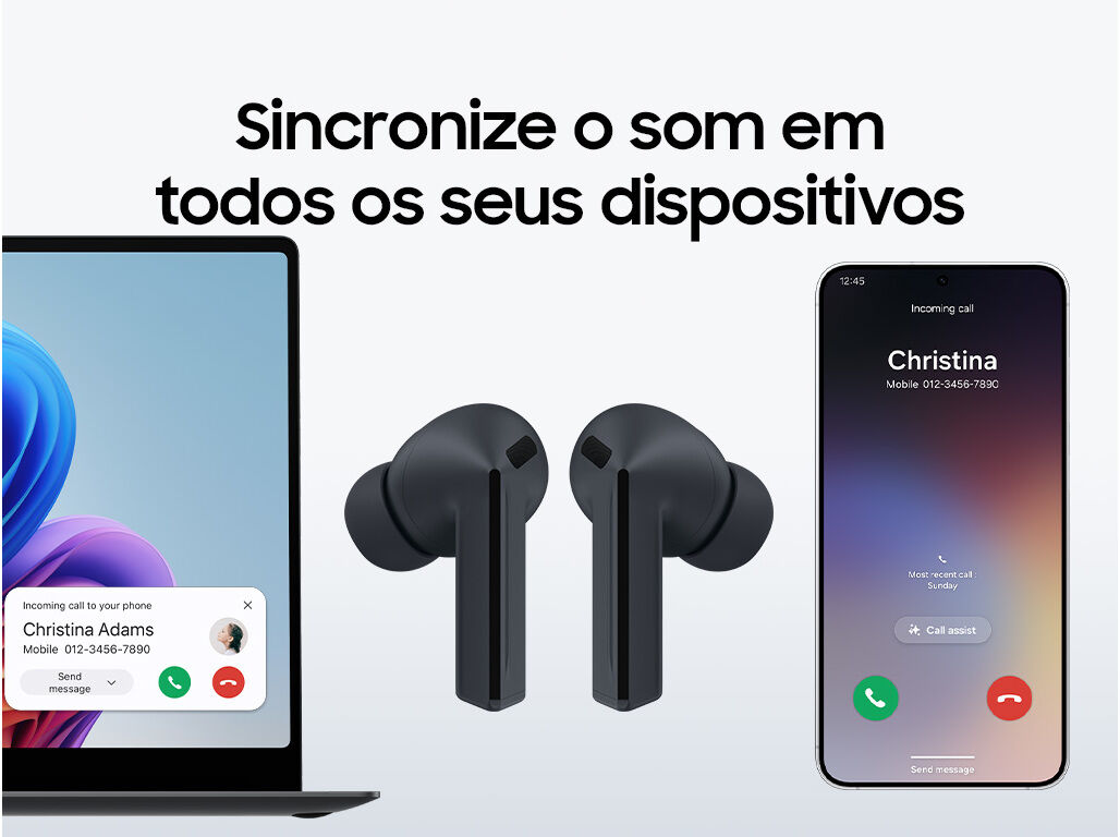 AURICULARES SAMSUNG GALAXY BUDS3 FE PRETO image number 9