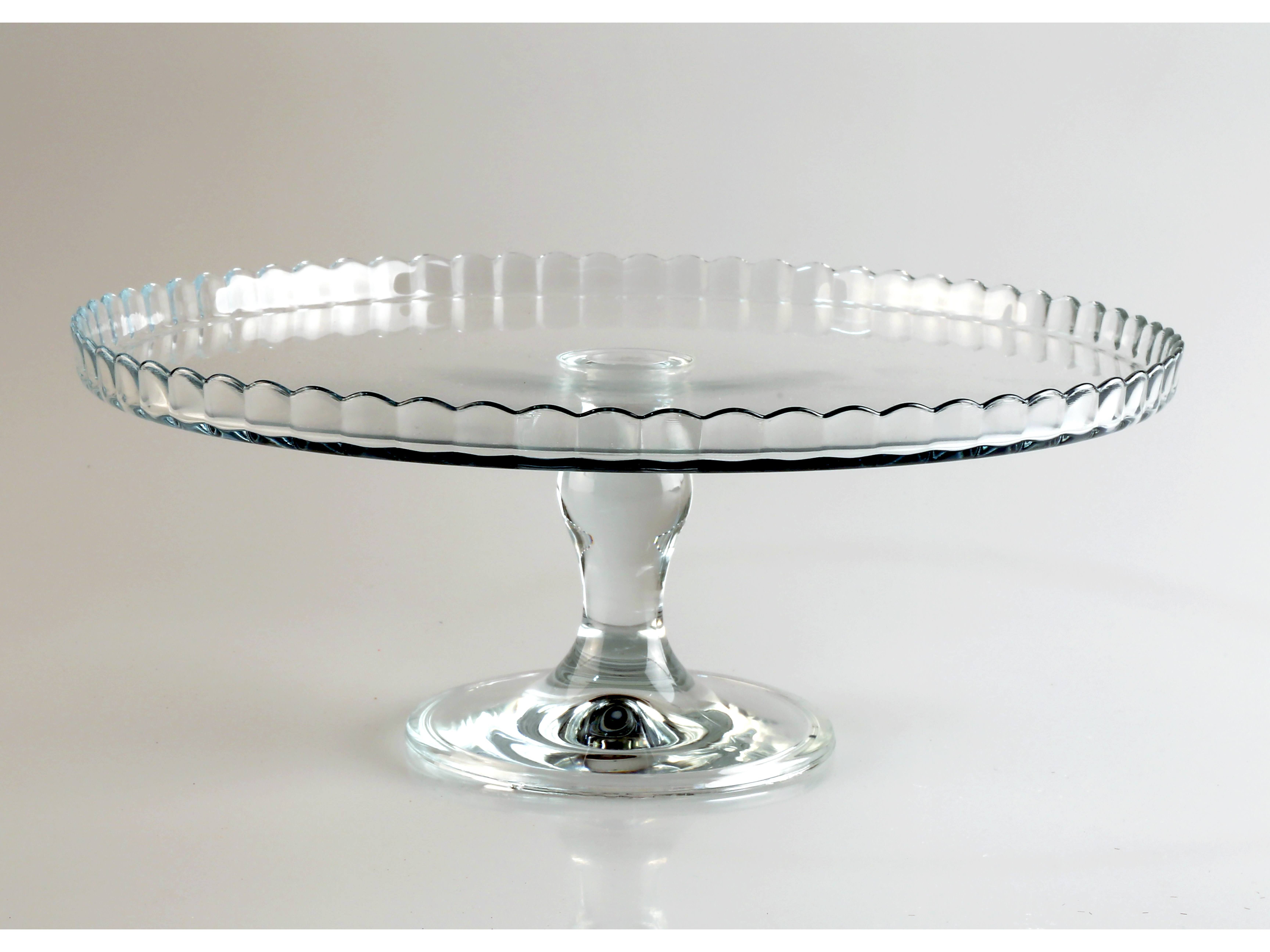 PRATO PARA BOLO COM P&Eacute; PASABAHCE PATISSERIE 32CM image number 1