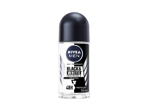 DEO NIVEA MEN ROLL ON INVISIBLE BLACK&WHITE POWER 50ML image number 0