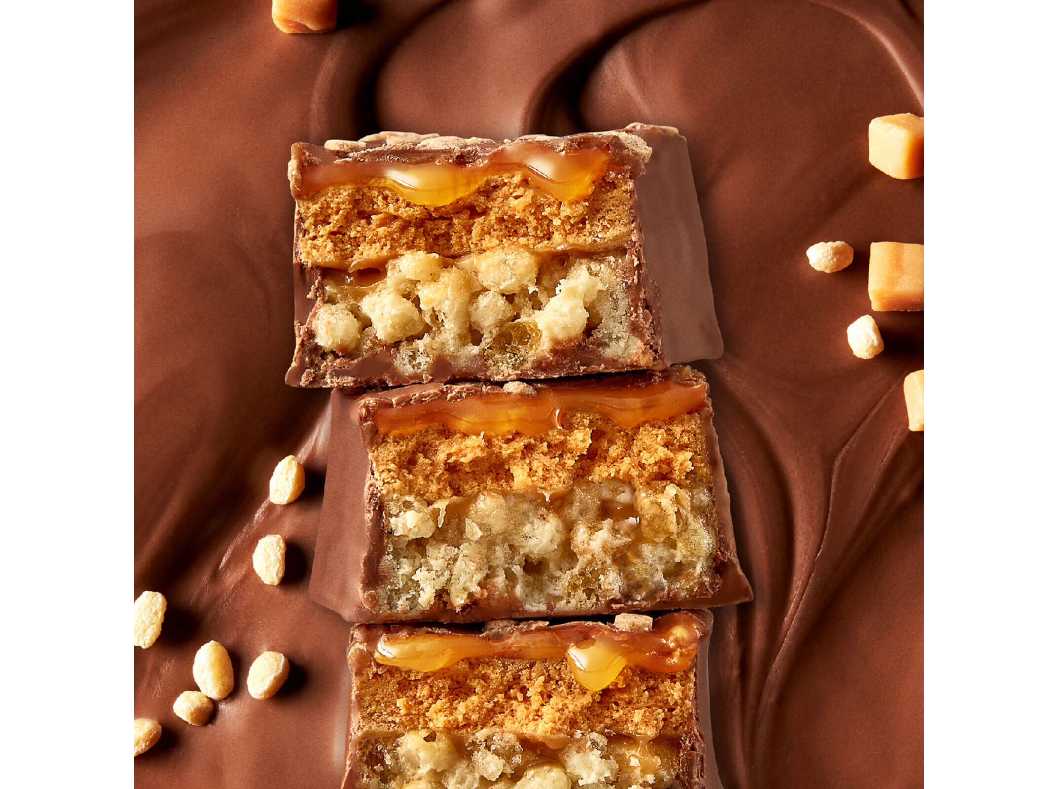 BARRA MYPROTEIN LAYERED CHOCOLATE CARAMEL 58G image number 1