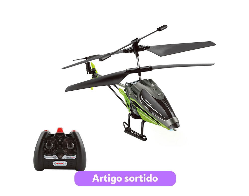 HELIC&Oacute;PTERO TELECOMANDADO ONE TWO FUN COBRA 21CM MODELOS SORTIDOS image number 1