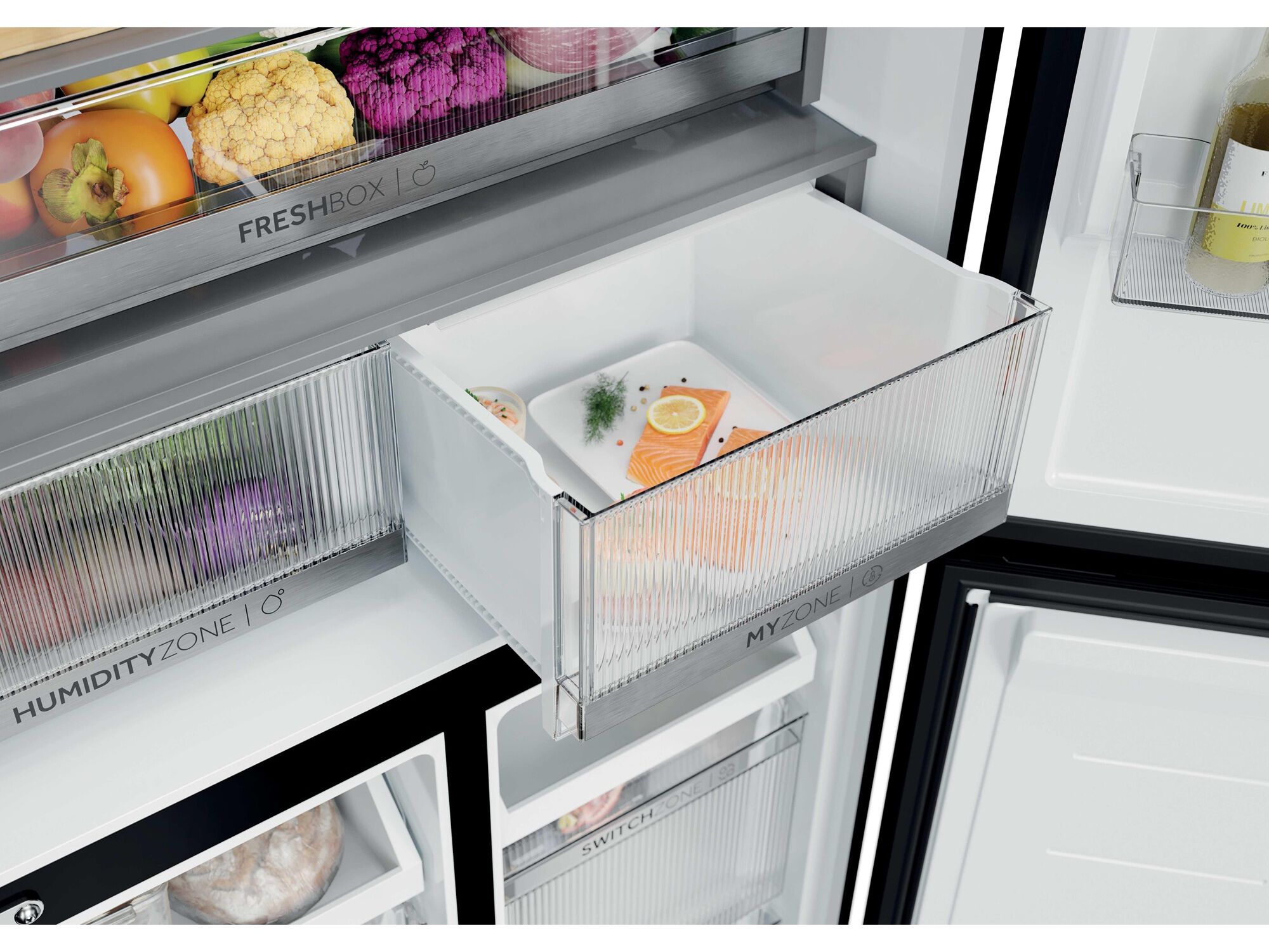 FRIGOR&Iacute;FICO AMERICANO HAIER HCKR7819DWGB NO FROST DISPENSADOR DE &Aacute;GUA 459 L image number 10
