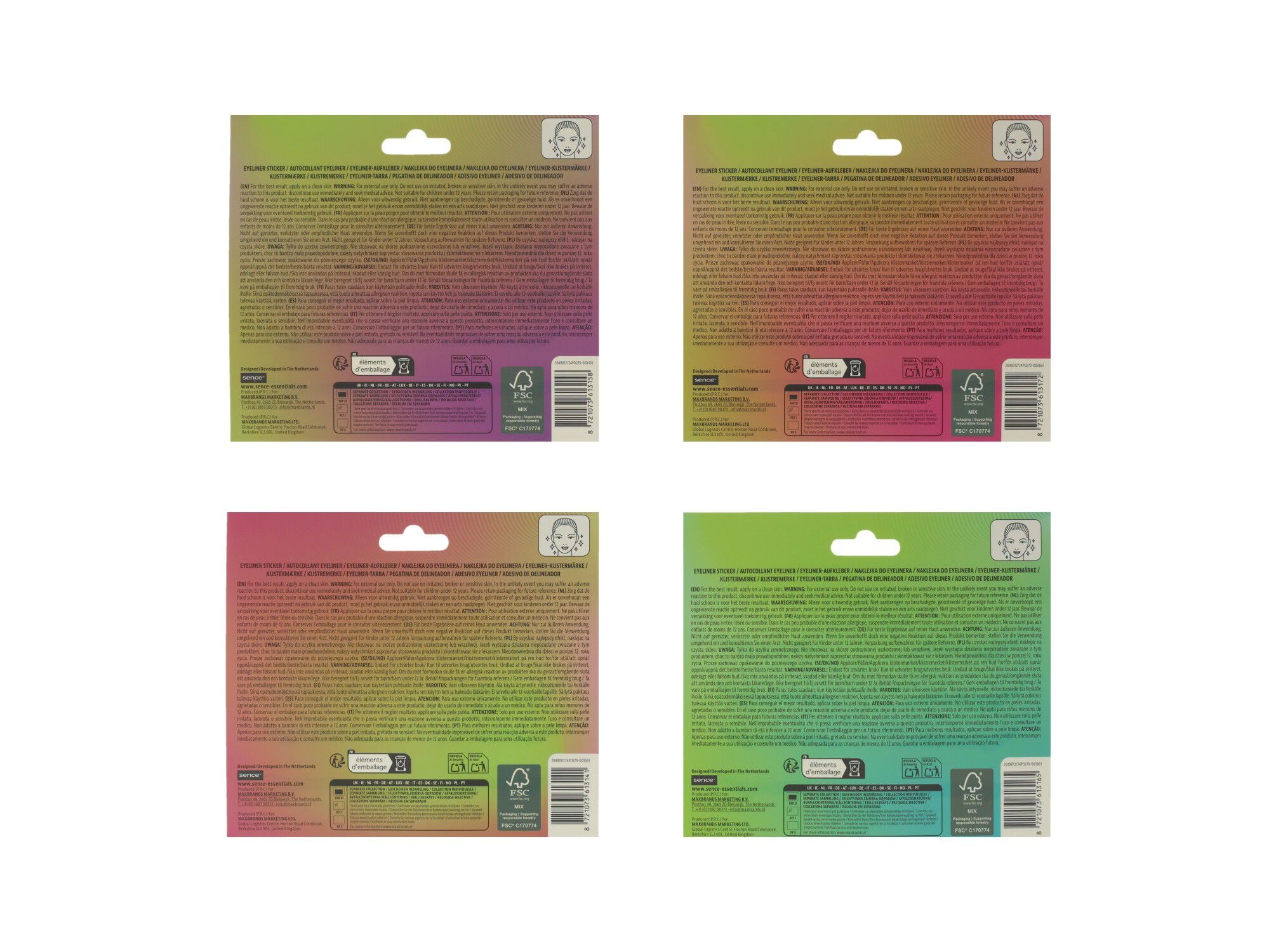 EYELINER STICKER SENCE FESTIVE VALLEY image number 3