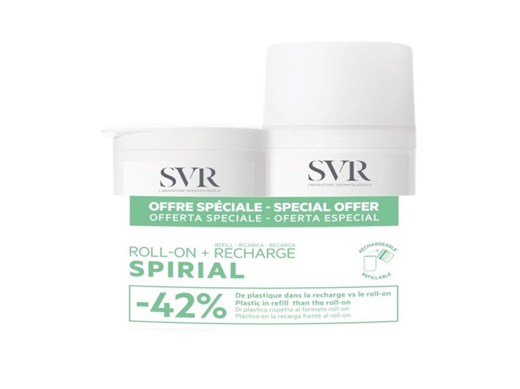 DESODORIZANTE SVR SPIRIAL ROLL-ON+REC 50+50ML image number 0