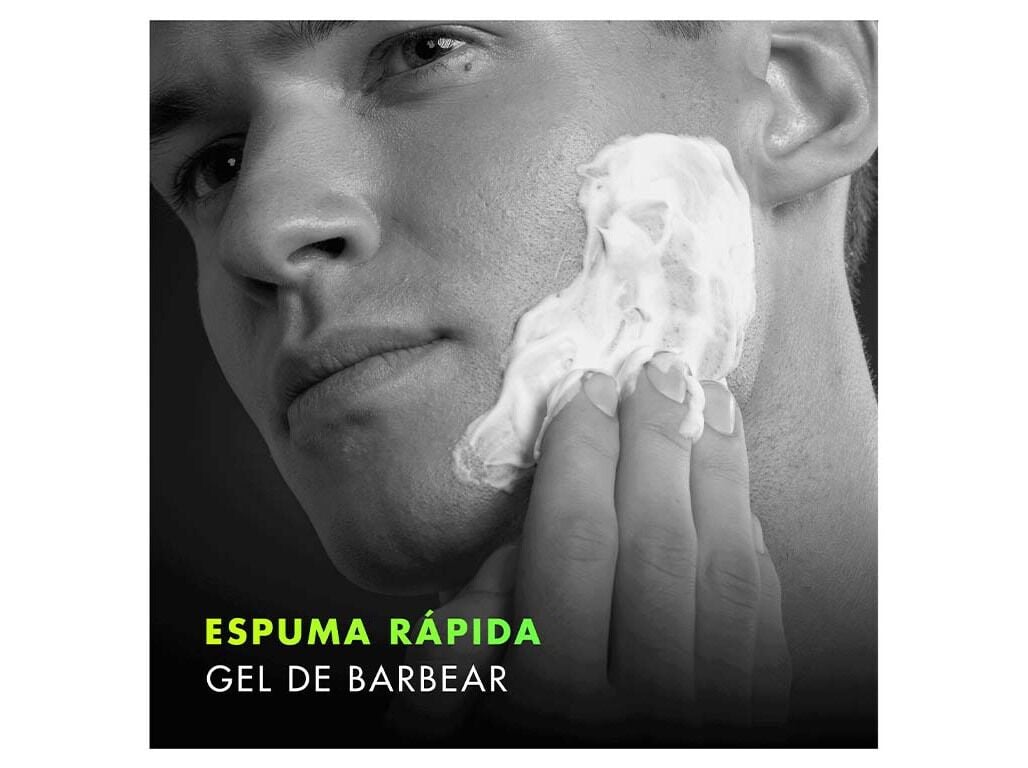 GEL DE BARBEAR COM ESPUMA R&Aacute;PIDA GILLETTE LABS 198 ML image number 1