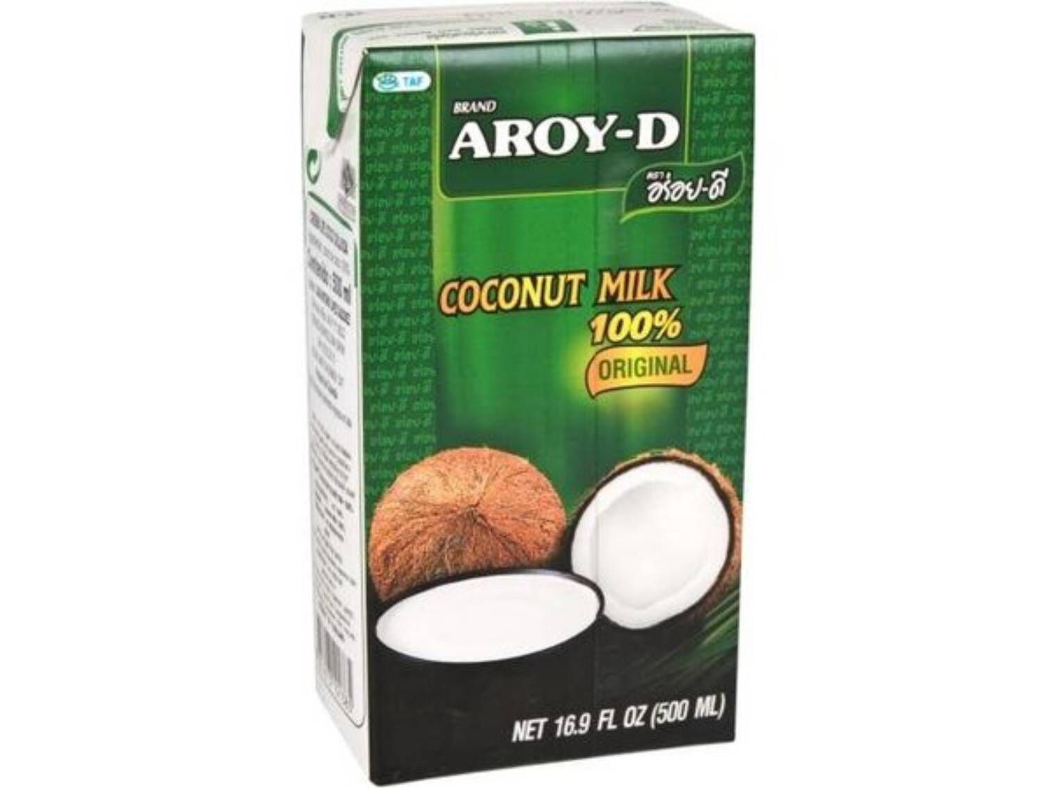 LEITE DE COCO AROY-D UHT 100% 500ML image number 1