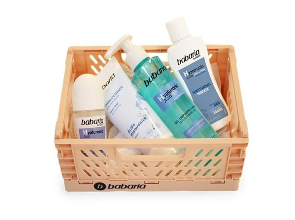 PACK CESTA BABARIA HOME HIALUR&Oacute;NICO 425ML image number 0