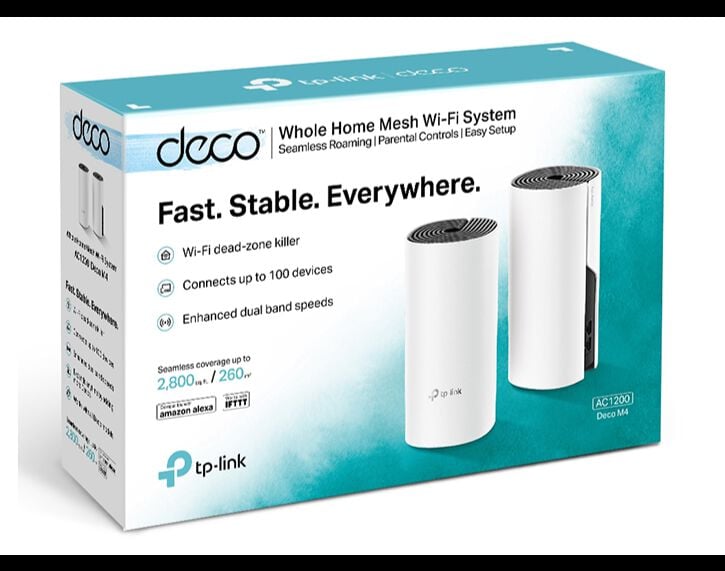 PACK ROUTER MESH TP-LINK S/FIOS AC1200 DECO-M4 (2-PACK) image number 2