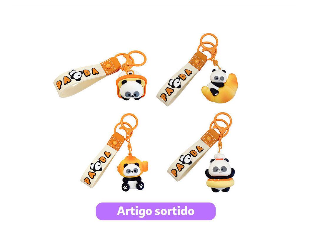 PORTA CHAVES MIMA HARD PANDA BAKERY MODELOS SORTIDOS image number 0