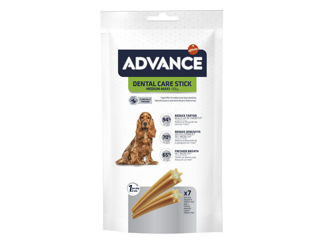 SNACK PARA C&Atilde;O ADVANCE DENTAL CARE 180G